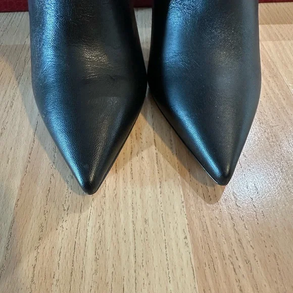 Tamara Mellon- Nappa Knee High Black Boots 39.5 / Women’s Size 9 US - Picture 3 of 8